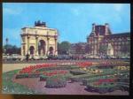 CPM  Relief  3D anime PARIS  Arc de Triomphe du Carrousel et le Louvre
