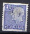 Timbre SUEDE 1967 - YT 567 -  ROI Gustave VI Adolphe