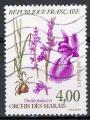 France 1992; Y&T n 2768; 4,00F srie nature, orchis des marais