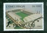S.Thome E Principe 1997 Y&T 1275 oblitr Stade football