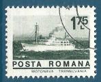 Roumanie N2771 Bateau Transilvania oblitr