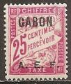 gabon - taxe n 4  neuf/ch - 1928