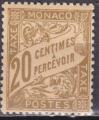 MONACO Taxe N 18 de 1926 neuf**