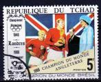 TCHAD N 221C o Y&T Football 1970 Champion du Monde Brsil
