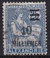 alexandrie - n 70  obliter - 1925 