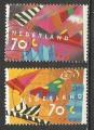 Pays-Bas 1993; Y&T n 1430- 1431; 70c timbres de voeux