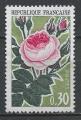 FRANCE - 1962 - Yt n 1357 - Ob - Roses
