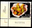 Monaco Poste Obl Yv:2491 Coin d.feuille (TB cachet rond) Mi:2746