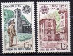 ANDORRE N° 276 et 277 ** Y&T 1979 EUROPA Histoire postale