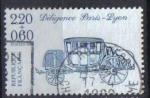 FRANCE Journe du timbre 1989 - YT 2577 - Diligence Paris Lyon