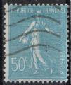 France 1938; Y&T n 362; 50c, turquoise, semeuse ligne