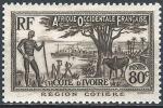 Cte d'Ivoire - 1936 - Y & T n 122A - MH