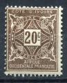 Timbre Colonies Franaises de COTE D'IVOIRE Taxe 1915  Neuf *  N 12  Y&T   