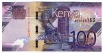 **   KENYA     100  shillings   2019   p-53a    UNC   **