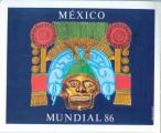 Mexique 1974 Coupe du monde  FEUILLET DE LUXE cartonn su 2 pages
