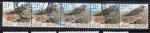 BELGIQUE N 2792 o Y&T 1998 Oiseau (Grive Litorne) 5 timbres