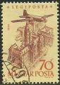 Hungra 1958-59.- Aviones y Vistas. Y&T 215. Scott C193. Michel 1563A.