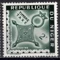 Niger 1962; Y&T n Taxe 24 *; 2F vert-noir, croix saharienne