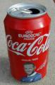 Canette vide collector Coca Cola Football Euro 2016 Yohan Cabaye 