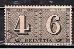 Suisse / 1943 / Centenaire timbre Zurich / YT n° 384, oblitéré