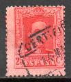 Espagne Yvert N279 oblitr 1901 Alphonse XIII 0,25 Pta