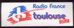 Autocollant  RADIO & FM RADIO FRANCE TOULOUSE