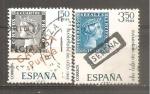 Espagne N Yvert 1521/22 - Edifil 1869/70 (oblitr)