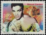 France 2000 Le Sicle au fil du timbre Le sport Marcel Cerdan Boxe Y&T 3312 SU