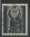 Togo : taxe n 61 oblitr anne 1959
