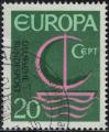 Allemagne 1966 Oblitéré Used Europa CEPT Bateau Stylisé Y&T DE 376 SU