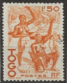 TOGO 1947  Y.T N°242 obli cote 1€ Y.T 2022   