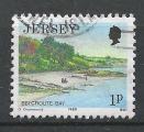JERSEY - 1989 - Yt n 457 - Ob - Vues de Jersey : Baie Belcroute
