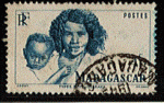 Madagascar 1946 - Y&T 312 - oblitr - femme et enfant