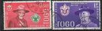 République Togolaise - 1961 - YT n° 334/5  oblitéré
