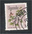 Uganda - Scott 123  flower / fleur