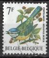 Belgique 1987 Y&T n 2261 7F oiseau, msange bleue