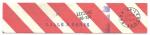 Collier ray rouge et blanc pour sac postal contenant des Colissimo via ambulant
