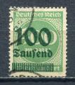 Timbre ALLEMAGNE Empire 1923  Obl  N 266   Y&T