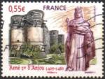 France 2009 - Ren 1er d'Anjou (statue & chteau) - YT 4326 