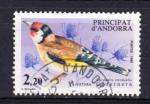 ANDORE  Fr - 1985 - YT. 343  o - Oiseau , Chardonneret