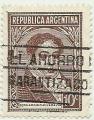 Argentina 1939-42.- B.Rivadavia. Y&T 395a. Scott 490. Michel 412Y.