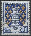 FRANCE - 1962/65 - Yt n 1351A - Ob - Armoiries de villes : Niort