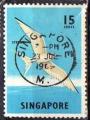 Singapour/Singapore 1962 - Srie courante, oiseau : sterne(a), 15 c - YT 57B 