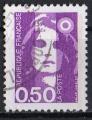 France Briat 1990; Y&T n 2619; 0,50F, violet-rouge