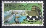 Mexique 1997 - YT 1750 - Pyramide de CHIAPAS - oiseaux Toucan
