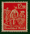 Allemagne Deutches Reich 1922 - Y&T 177 - oblitr - moissonneuse 