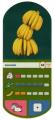 Auchan Moche Méchant carte N°38 Bananes brillante