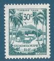 Guadeloupe Taxe N42 Village 30c neuf sans gomme