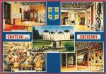 Loir et Cher ( 41 ) Cheverny : Le chteau, vues multiples - Carte crite BE