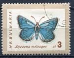 Timbre BULGARIE Rpublique Populaire 1962  Obl N 1157  Y&T  Papillon